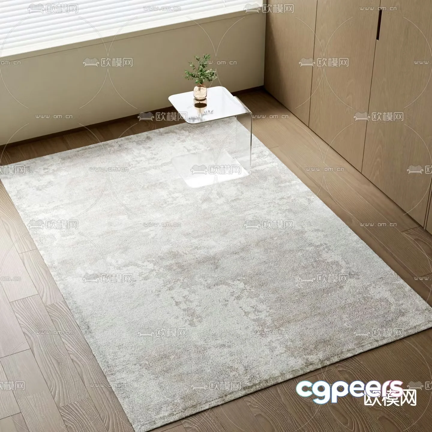 Carpet Square Carpet 3d Model