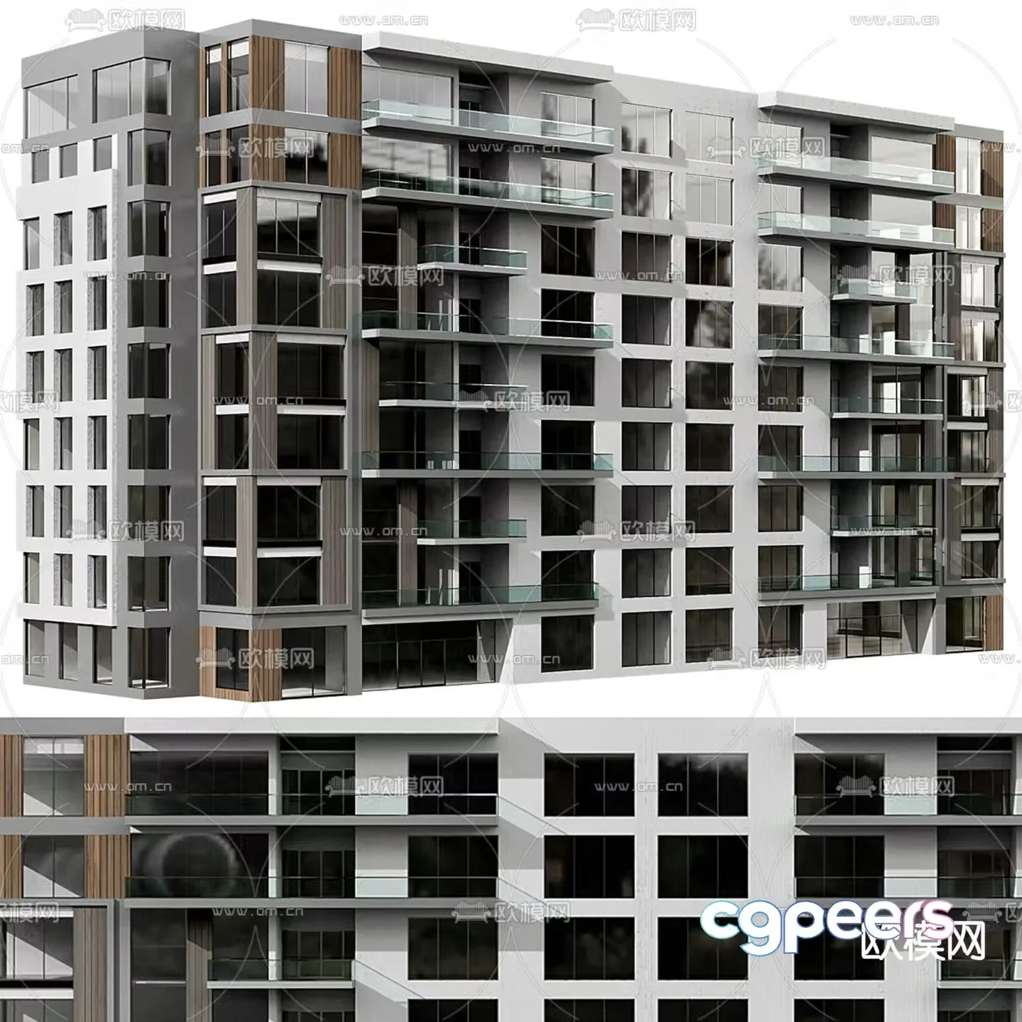 3D model of residential building components