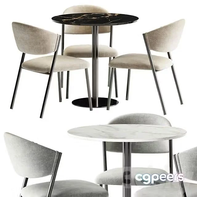 3ds Max Free – Rupert Chair and Elish Table from divan.ru