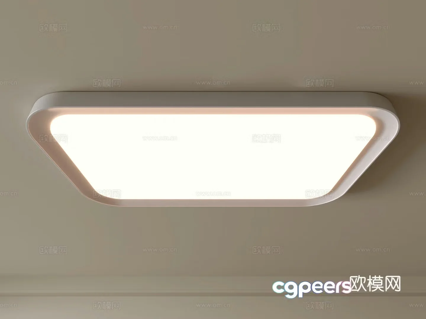 Modern ceiling lamp Geometric ceiling lamp Bedroom lamp Artistic shaped lamp Fashion living room lamp 3D model