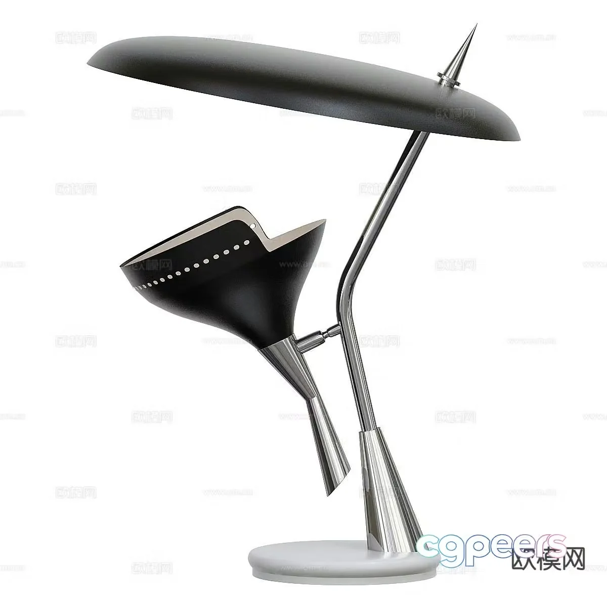 Light luxury table lamp 3D model
