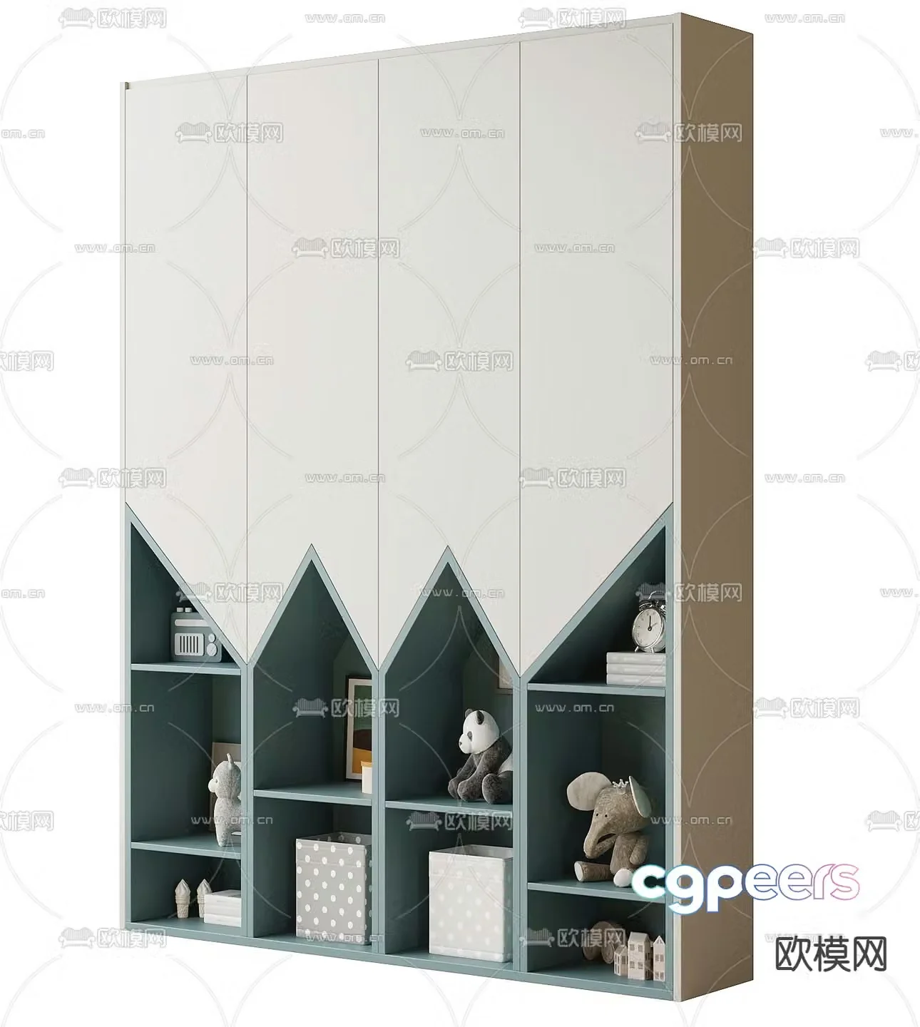 Children’s wardrobe 3d model