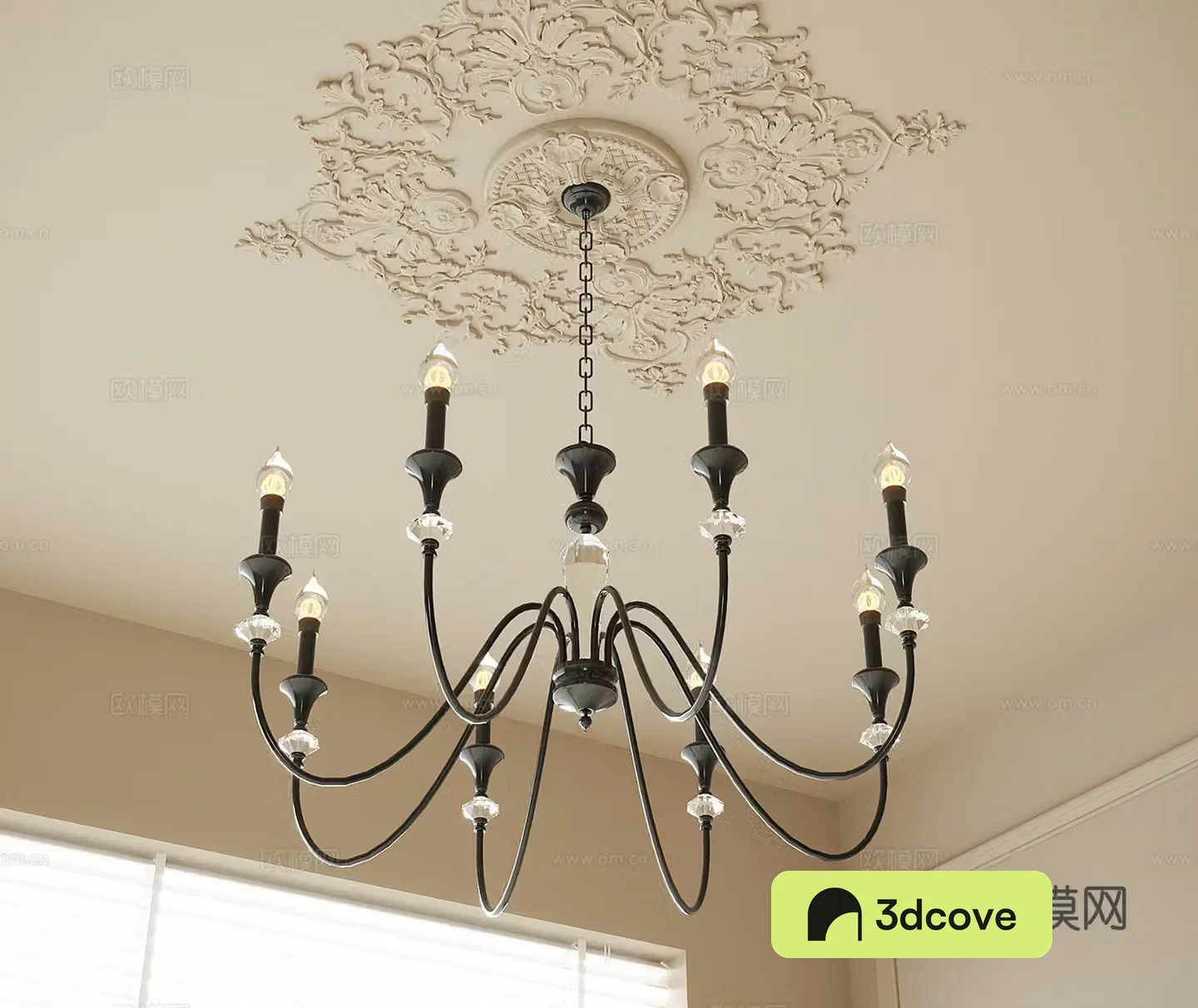 French hall chandelier