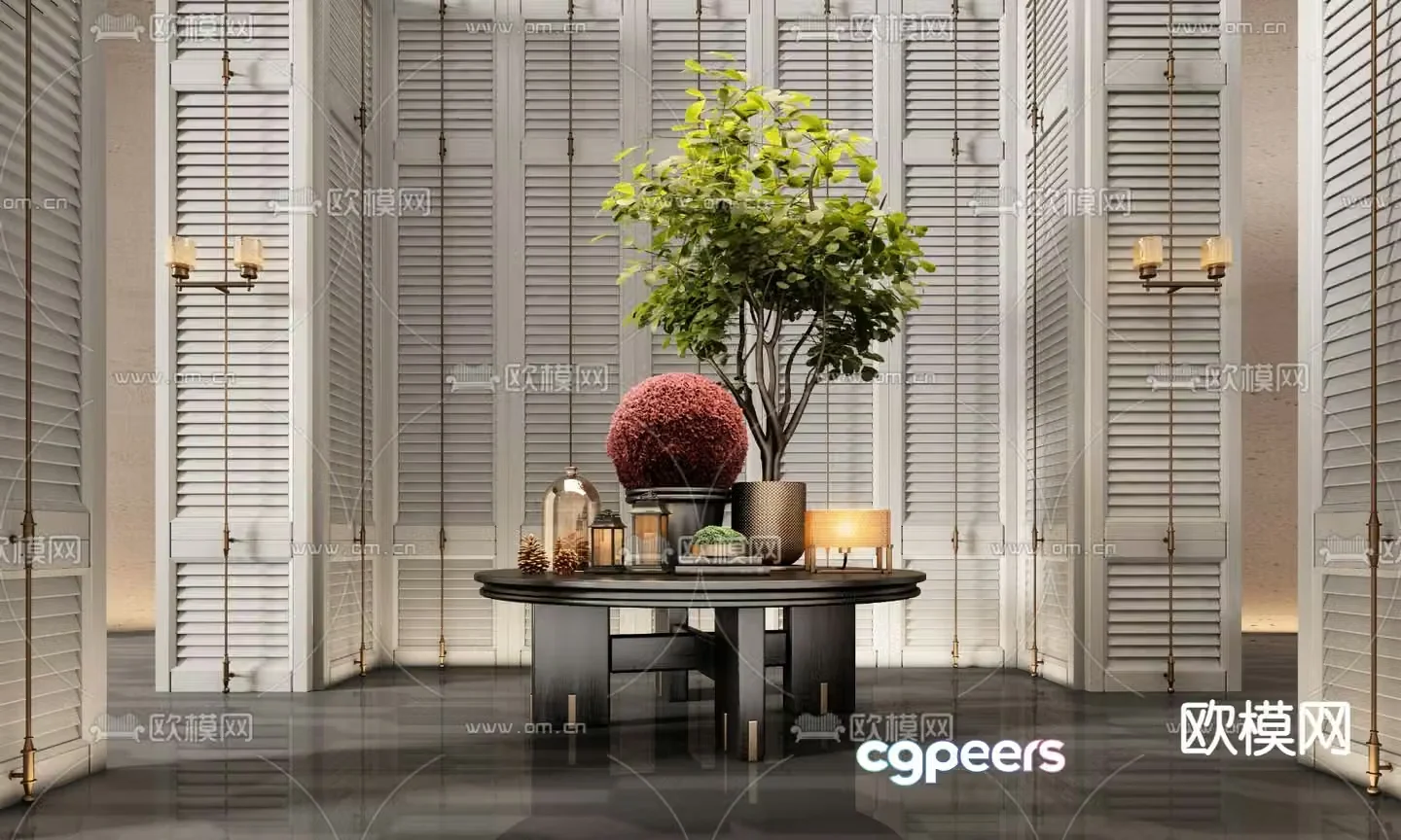 CCD Hotel end viewing platform 3D model