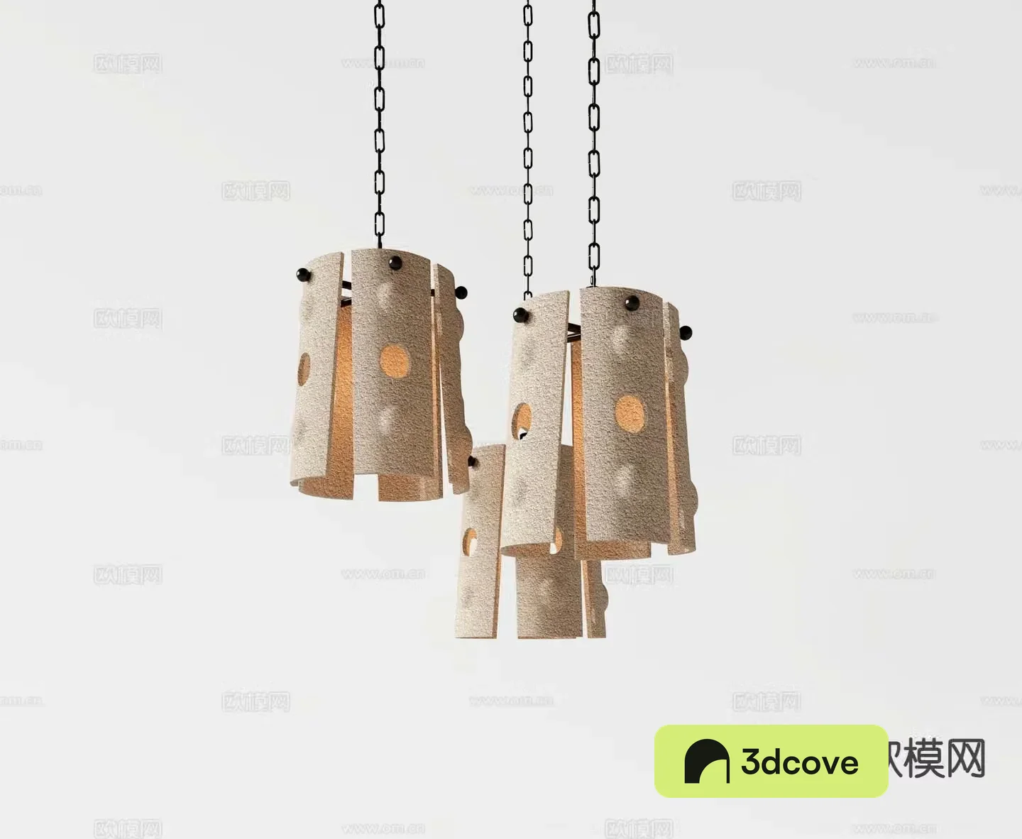 wabi-sabi chandelier
