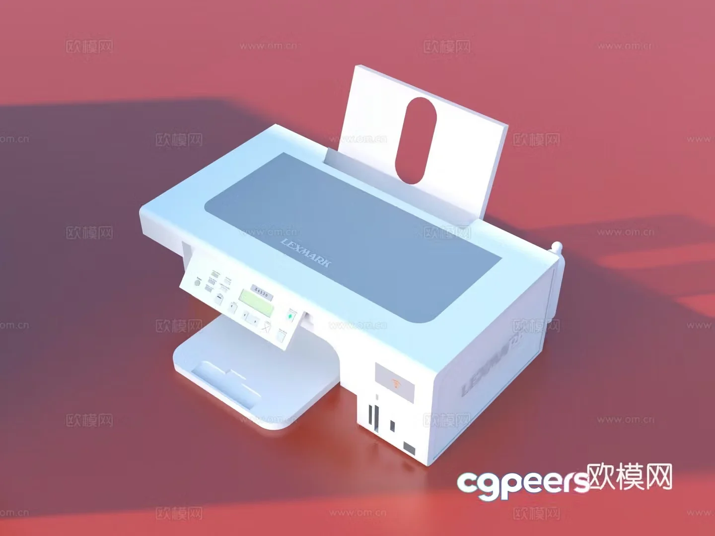 Printer Copier Scanner Office Equipment 3D Model