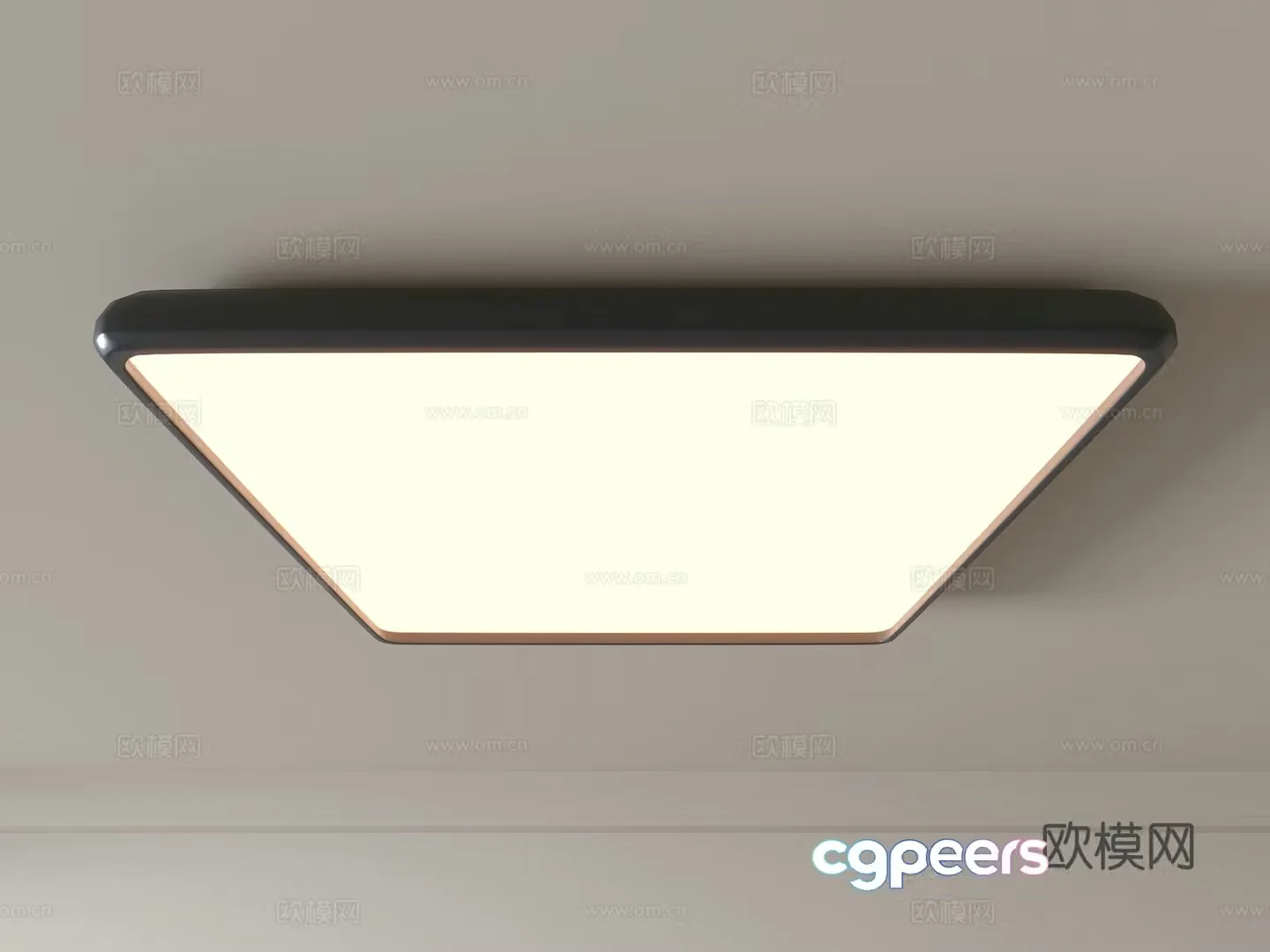 Modern ceiling lamp Geometric ceiling lamp Bedroom lamp Artistic shaped lamp Fashion living room lamp 3D model