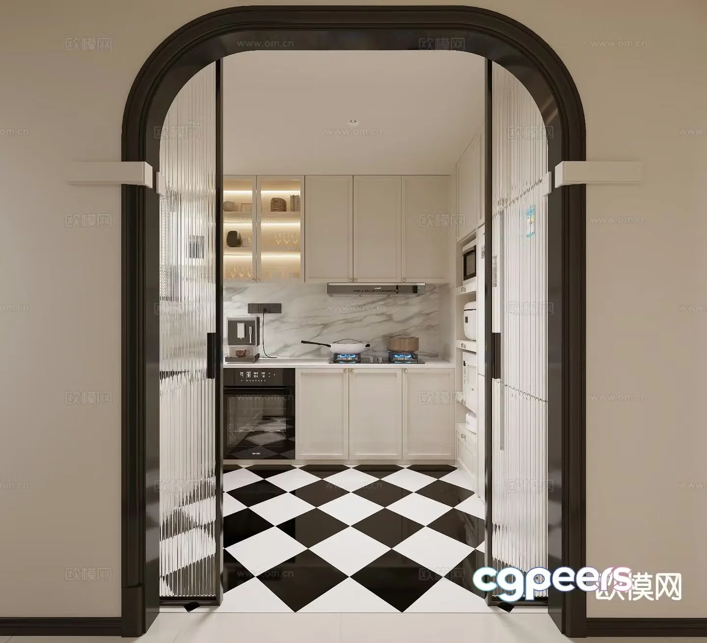 French kitchen 3d model