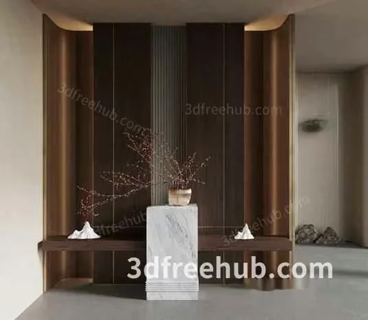 Modern Living Room 3D Model – 20782 – VRAY Render