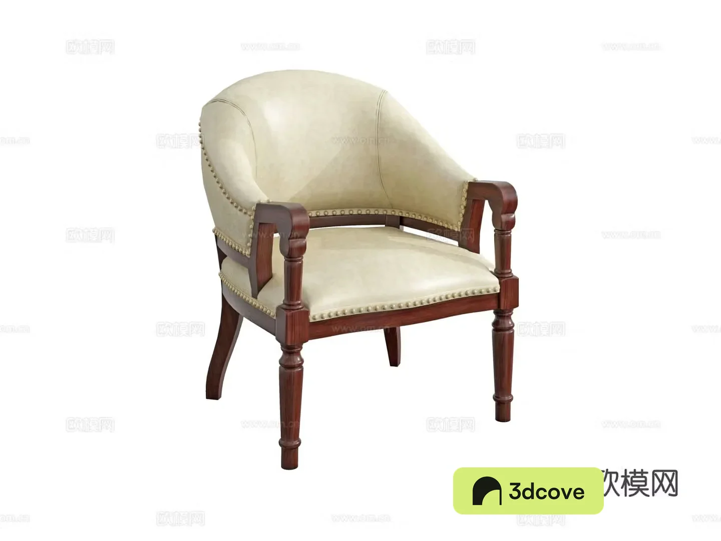 Simple European chair leisure chair