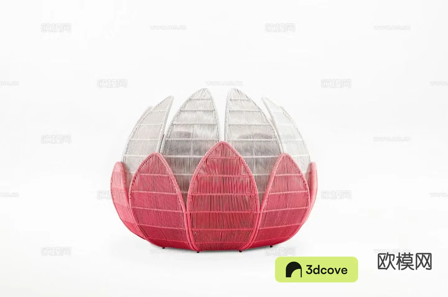 Round bed petal round bed outdoor bed rope bed