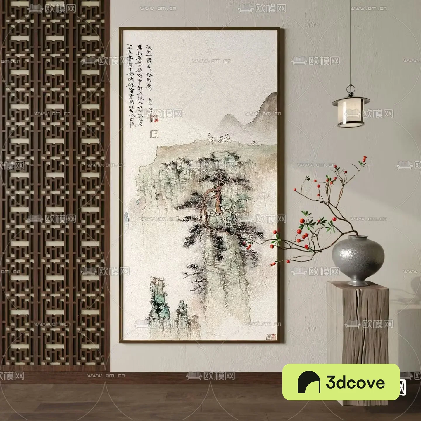 New Chinese landscape painting Art painting Decorative painting