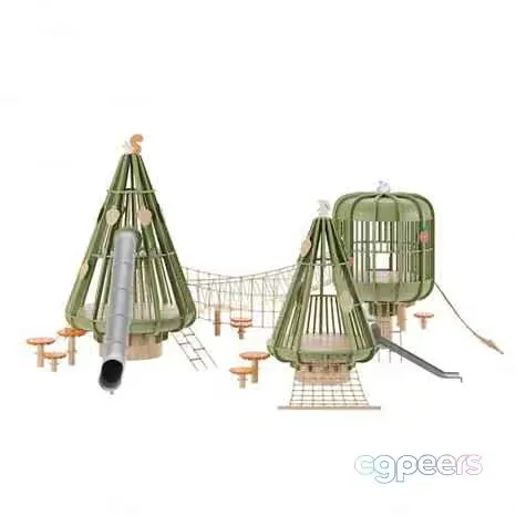 A Green Playground 3D Model – 11012 – CORONA Render