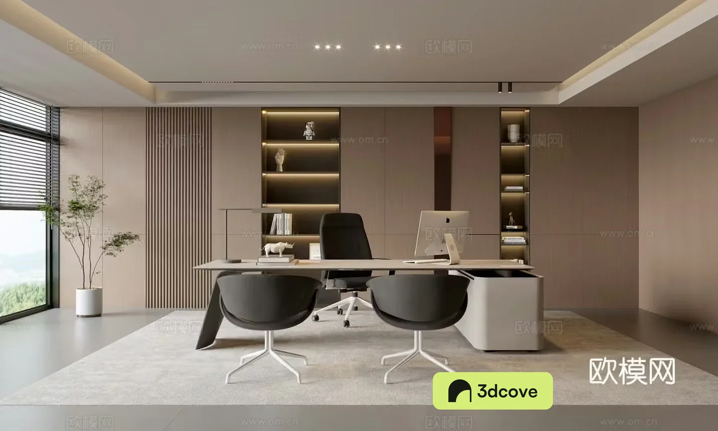 Modern Manager’s Office Chairman’s Office President’s Office Area Meeting Area Office