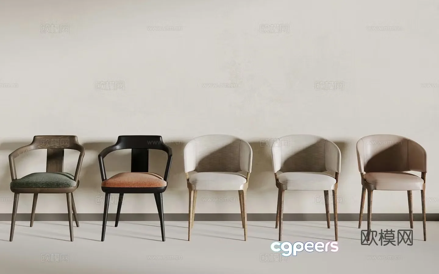 New Chinese-style seat 3D model