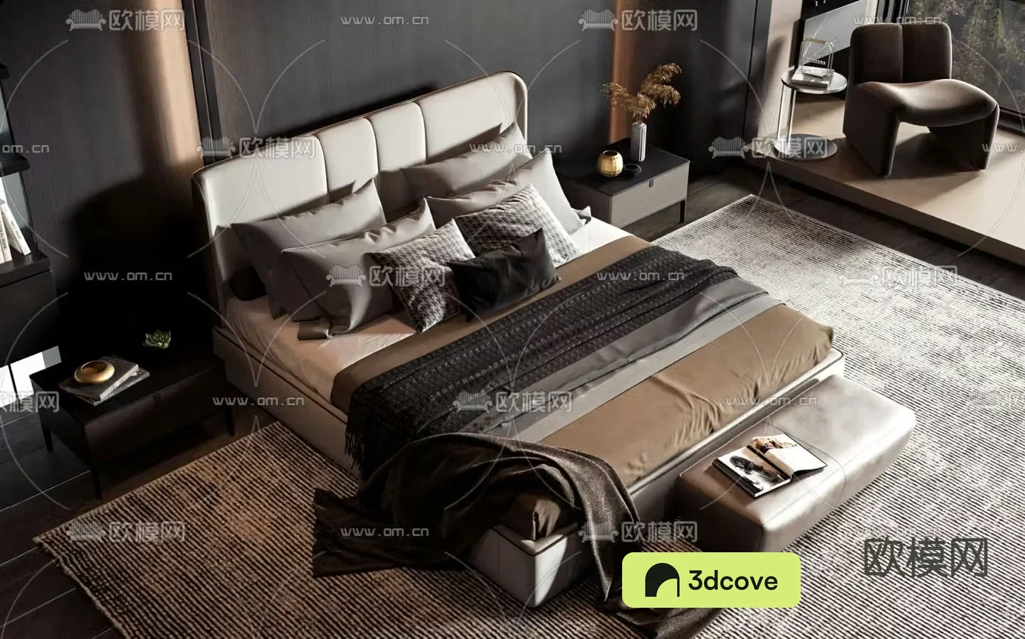 Italian double bed