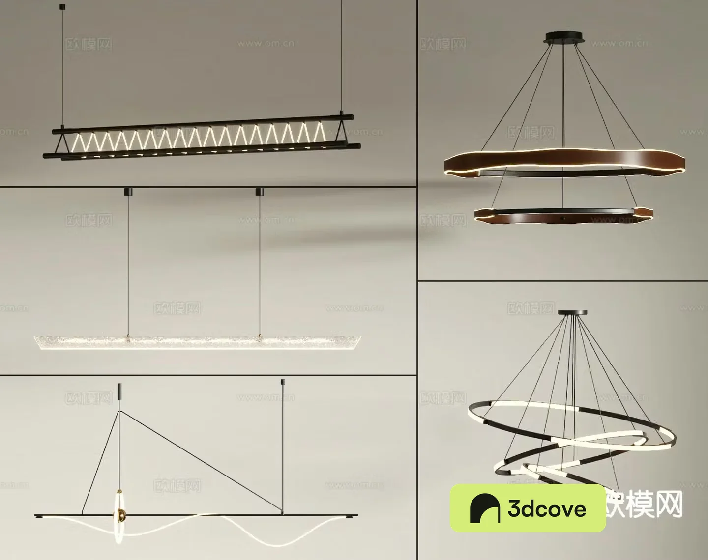 Modern chandelier