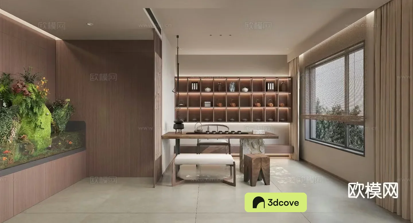 New Chinese tea room