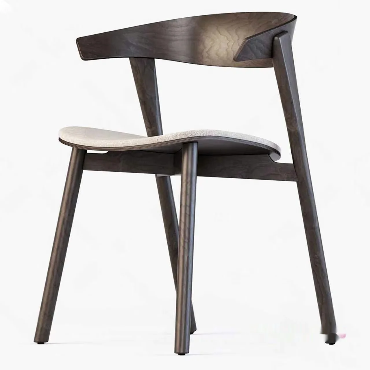 Wooden Dining Chair 3D Model – 3431 – VRAY Render