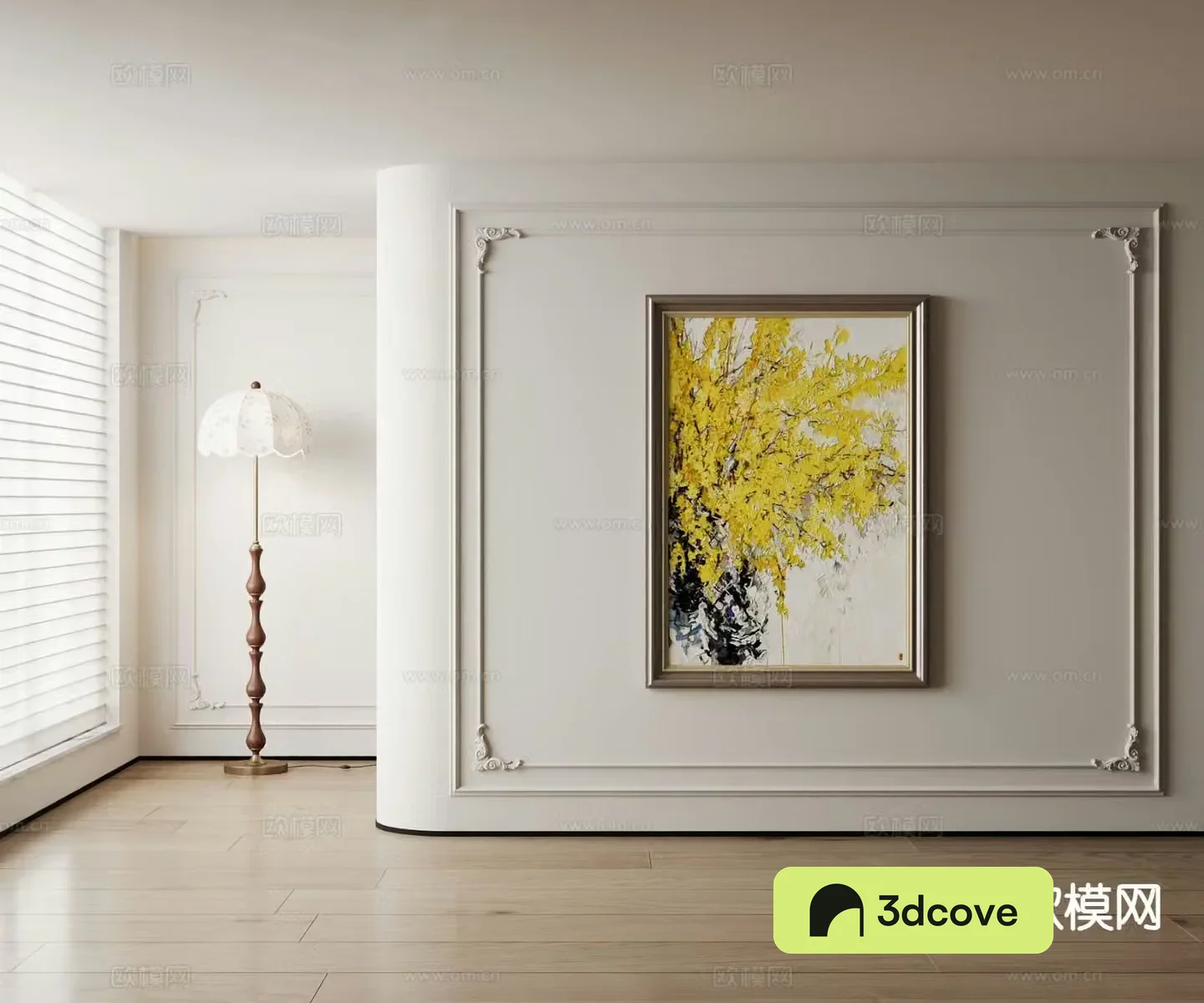 American oil painting texture painting decorative painting