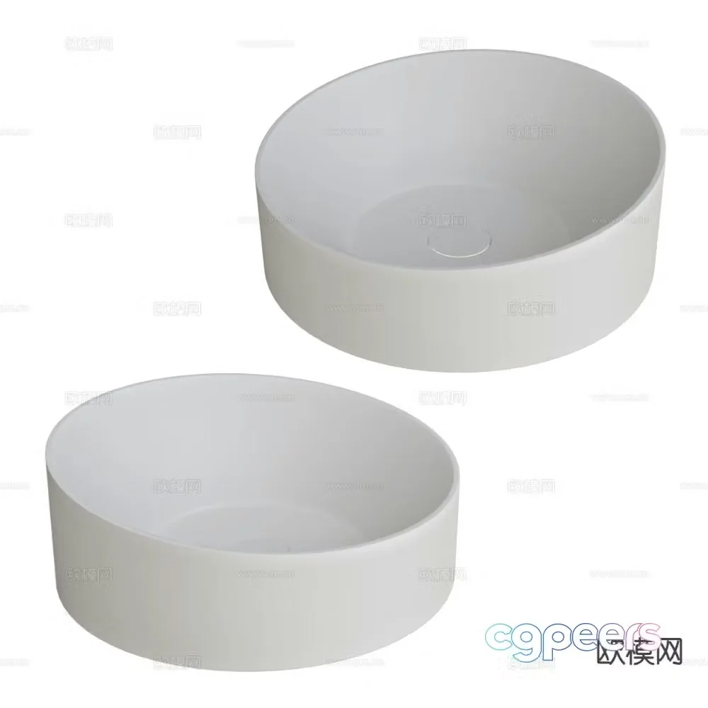 ABBER Modern Wash Basin 3D Model