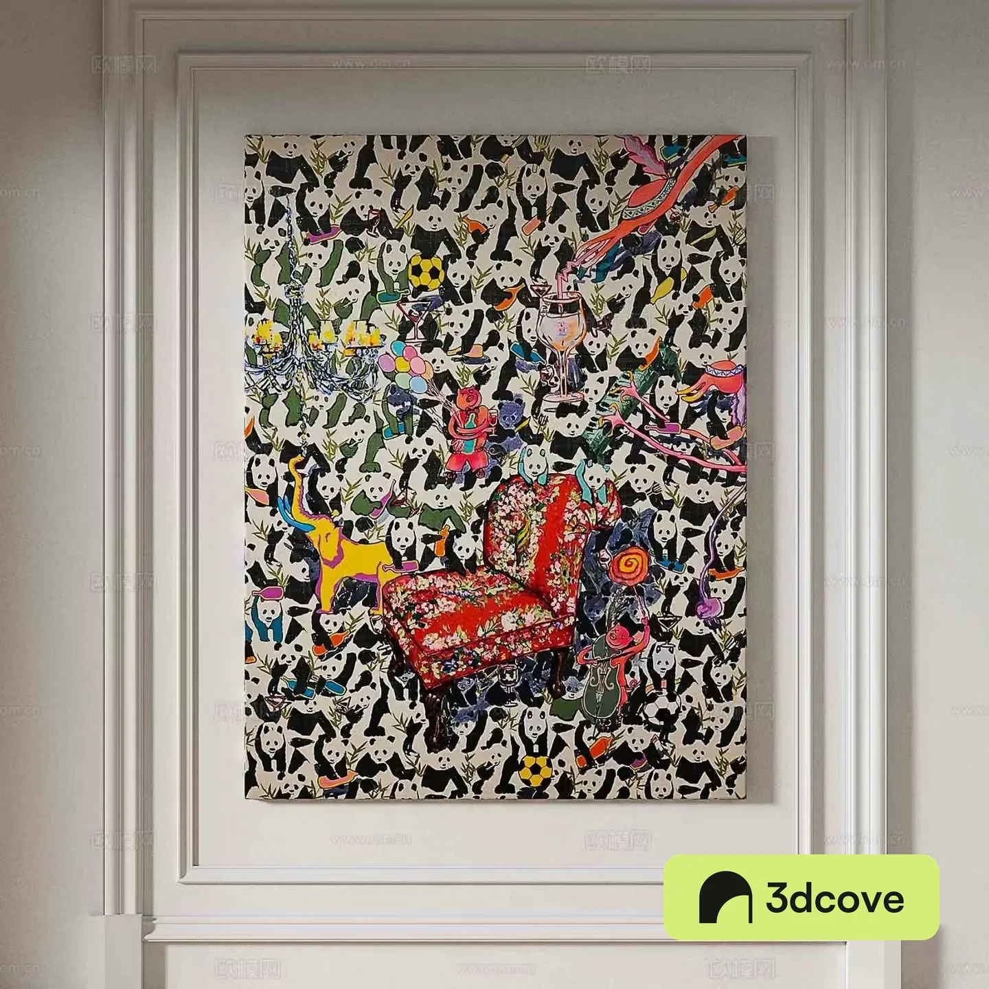 Wabi-sabi abstract painting decorative painting