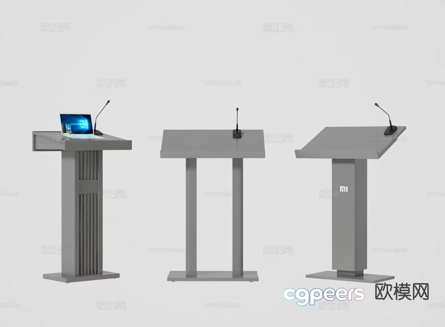 Modern podium podium podium 3d model