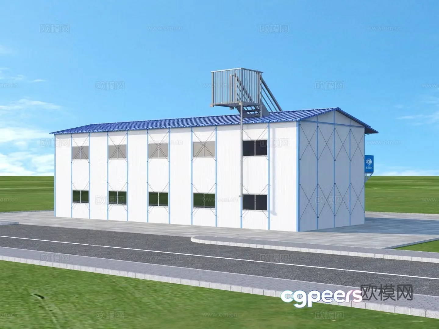 Mobile building building building building building 3D model