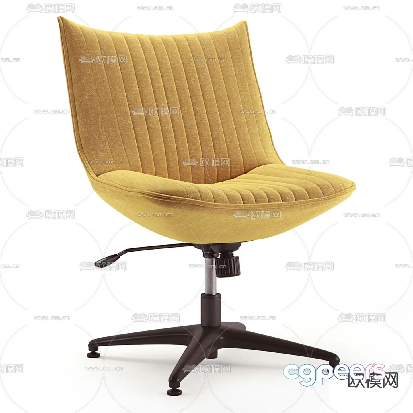 Office chair staff chair lift chair 3d model
