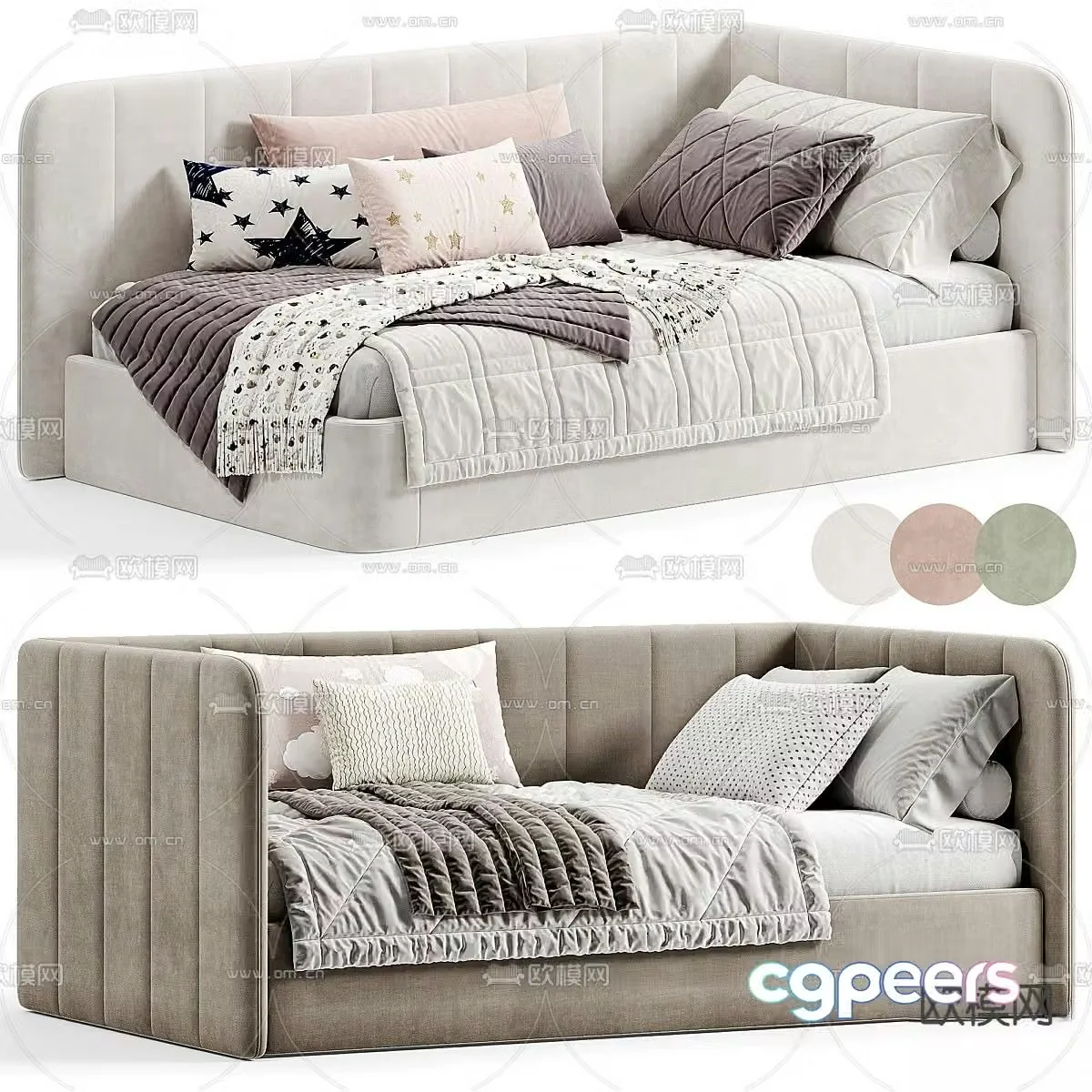PARFE children’s bed sofa bed 3d model