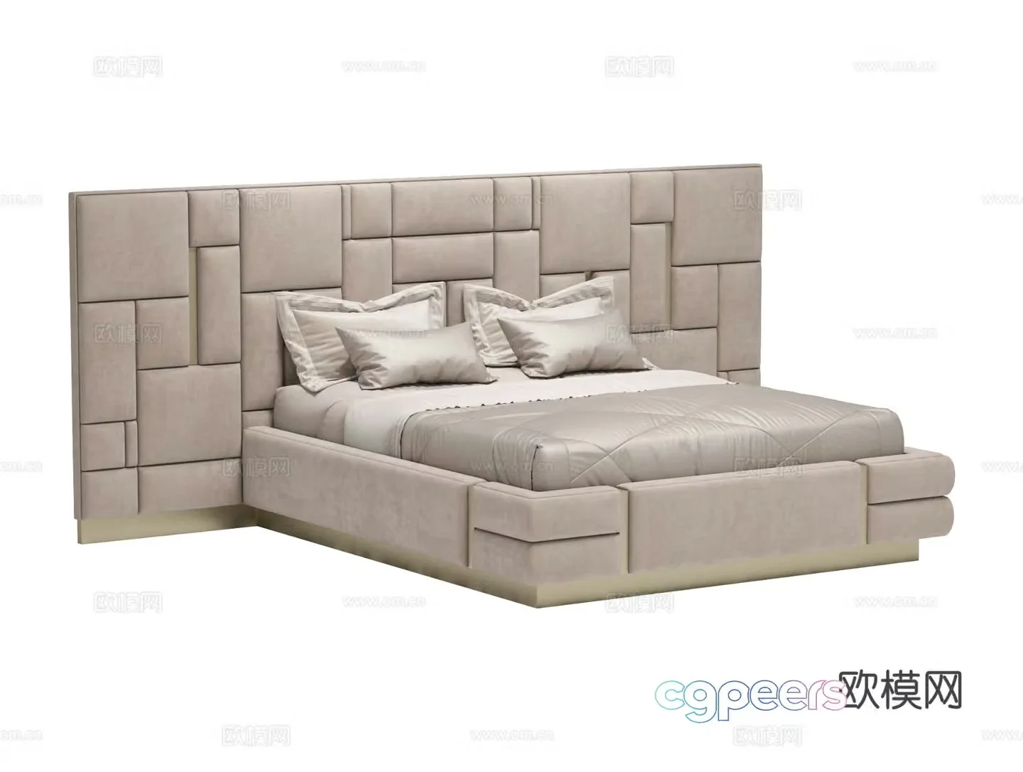 Visionnaire BELOVED Double Bed 3D Model
