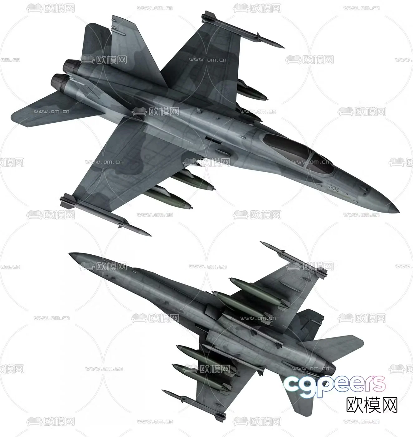 Modern fighter aircraft model toy 3d model