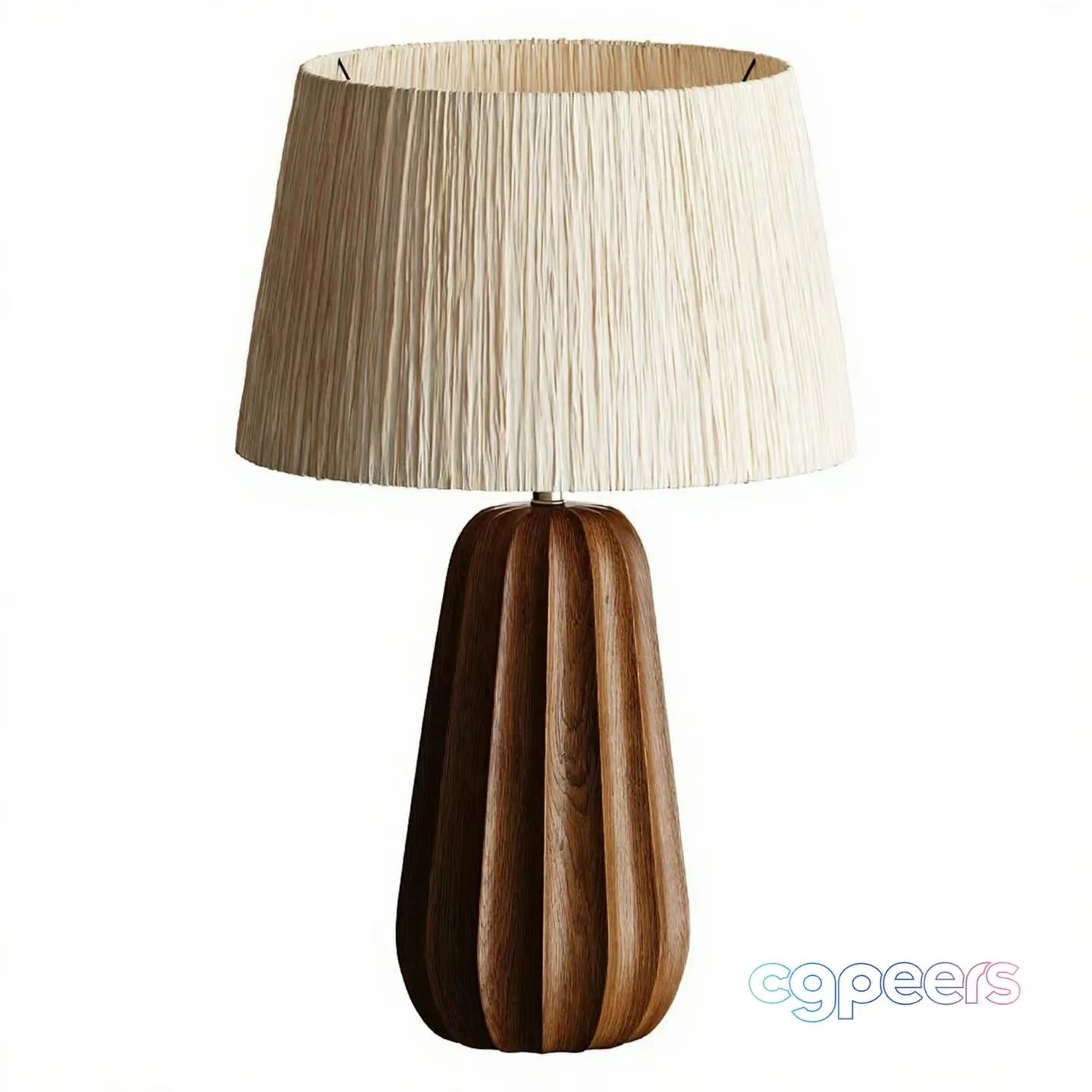 A Wooden Lamp 3D Model – 14530 – CORONA Render