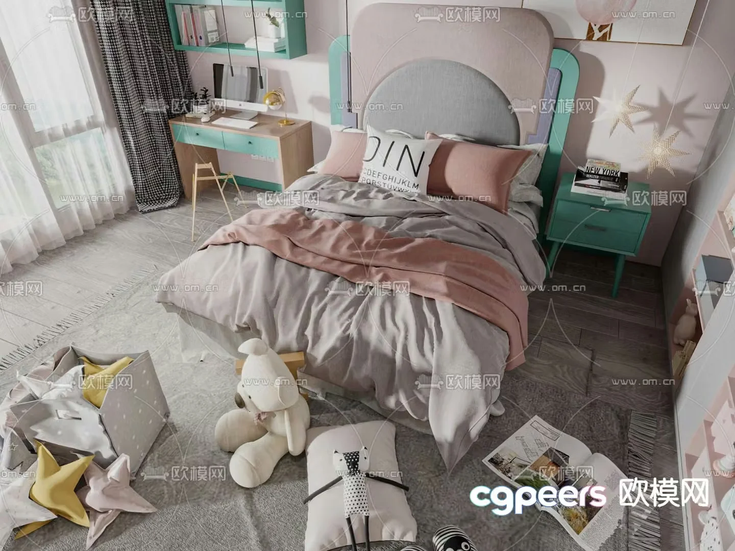 Children’s bed 3d model