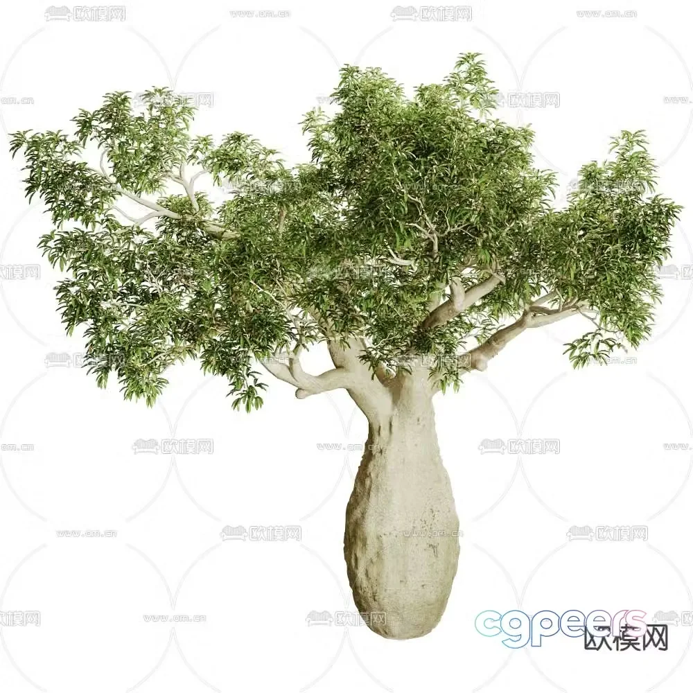 Landscape tree small tree tree 3d model