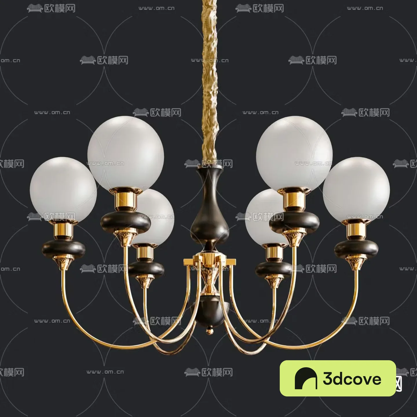 French multi-head chandelier hall chandelier
