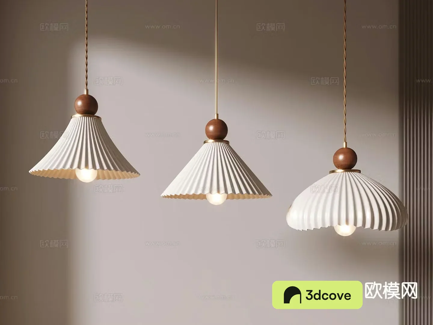 Wabi-sabi style chandelier