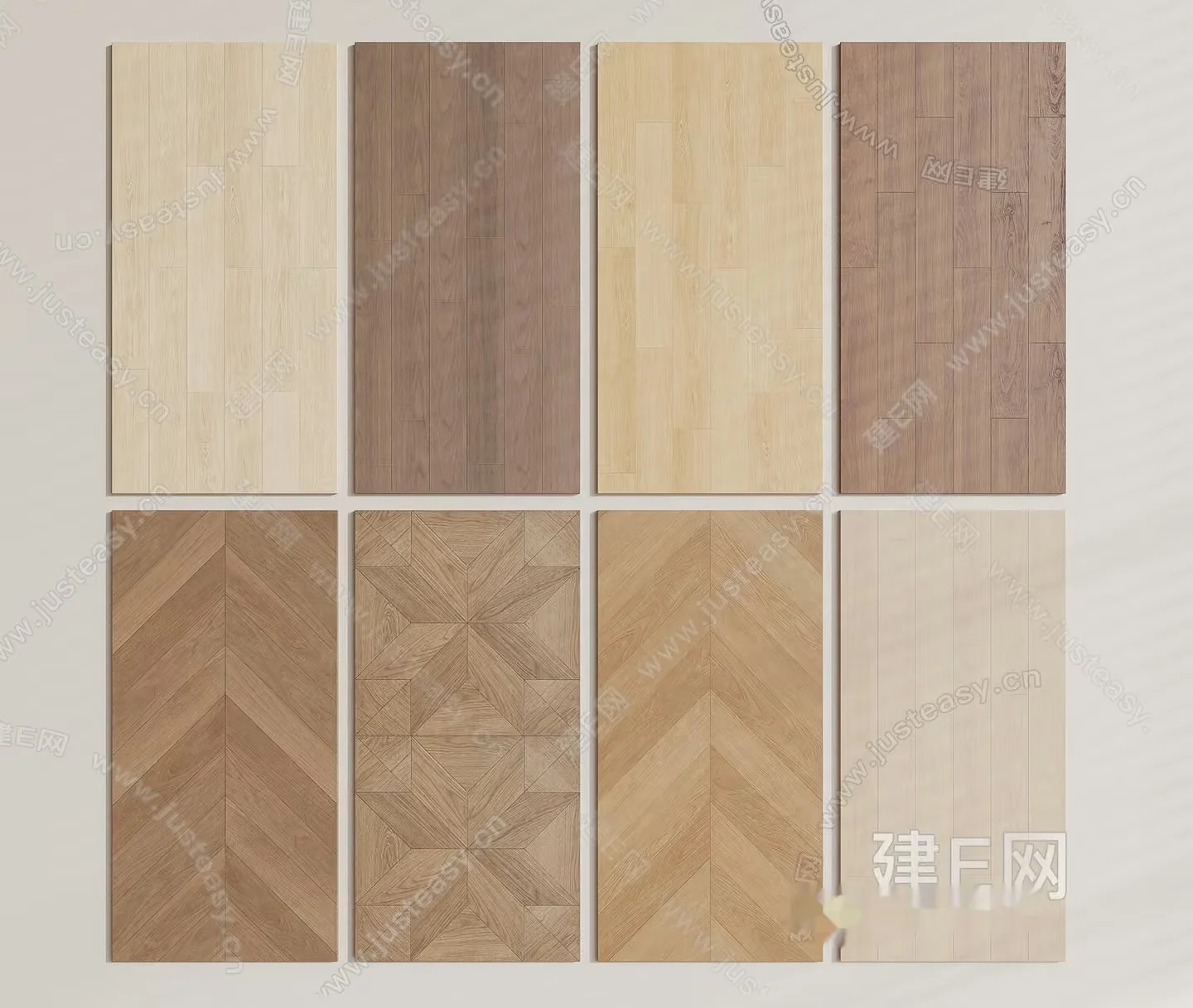Wooden Floor Boards 3D Model – 22374 – VRAY Render