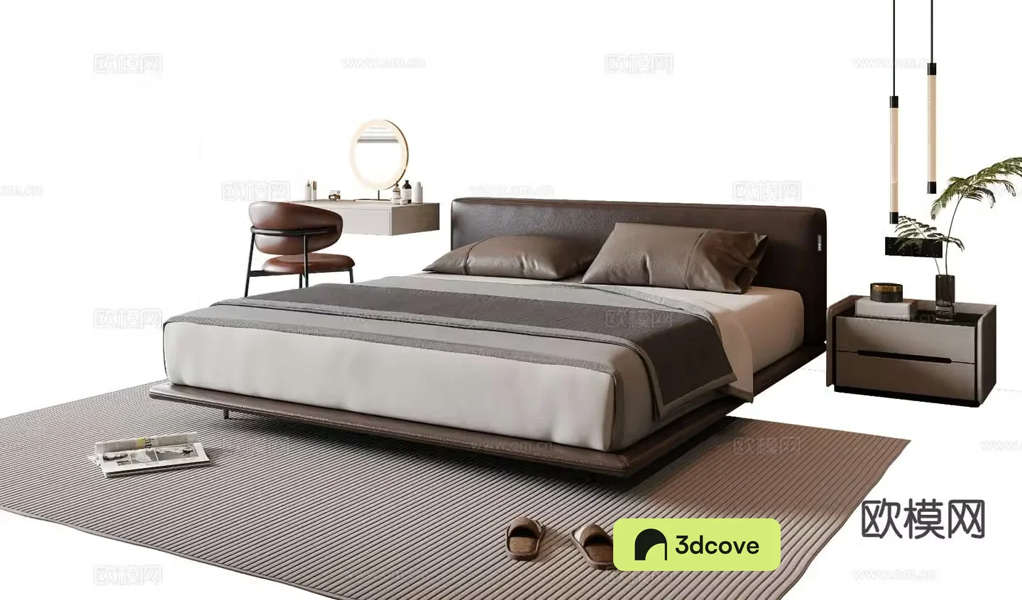 Italian double bed