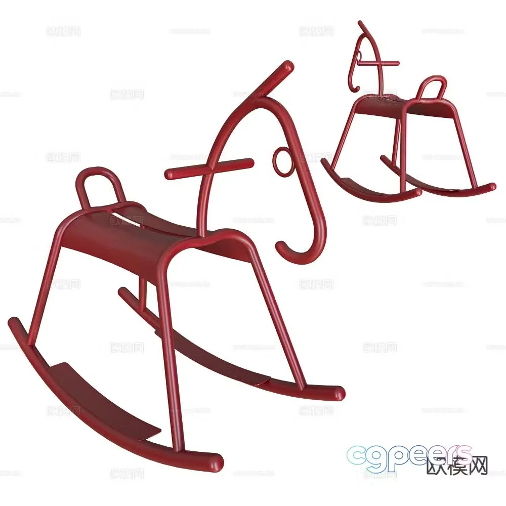 Children’s toys children’s rocking chair animal rocking chair 3d model