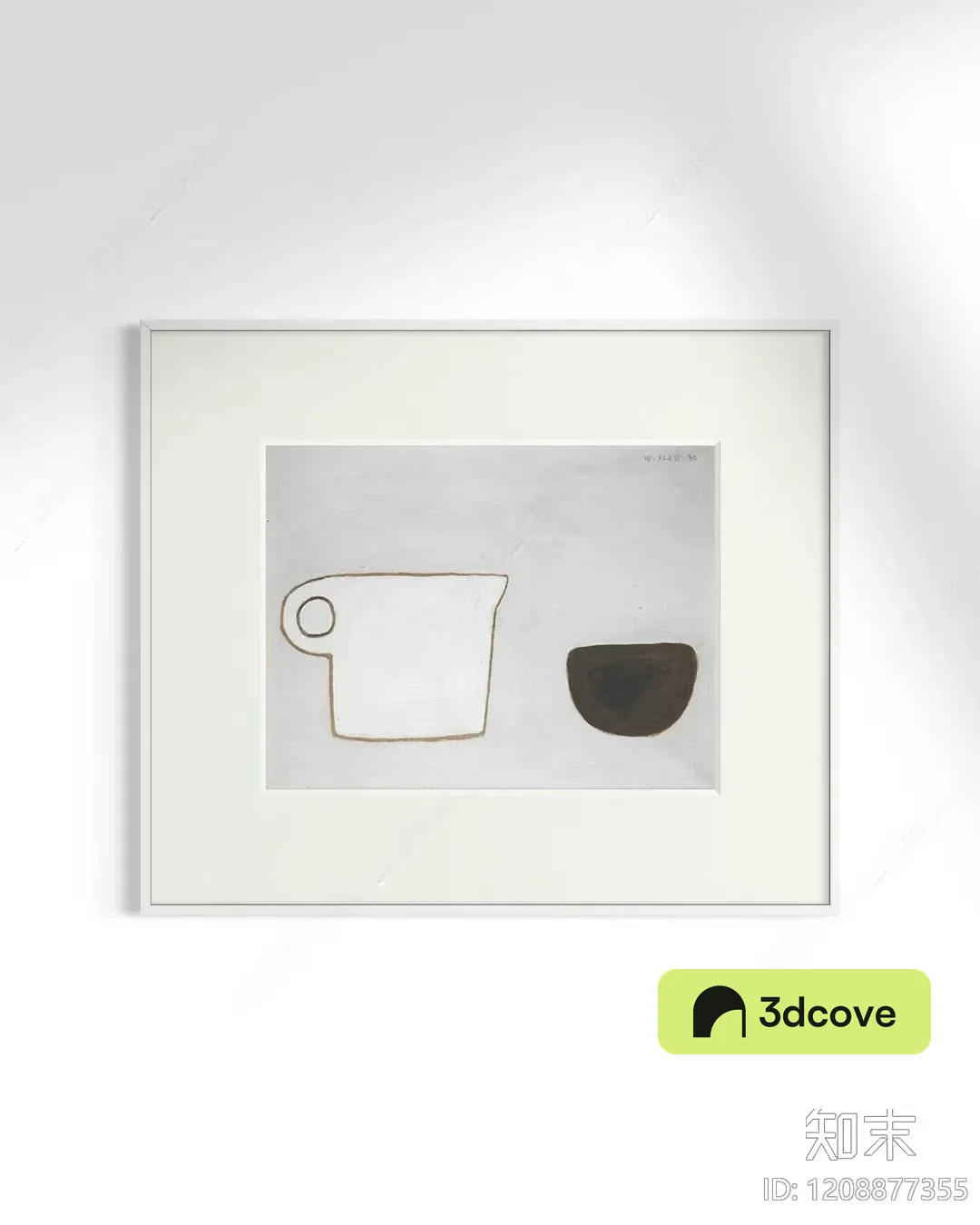 A Framed Abstract Art Piece