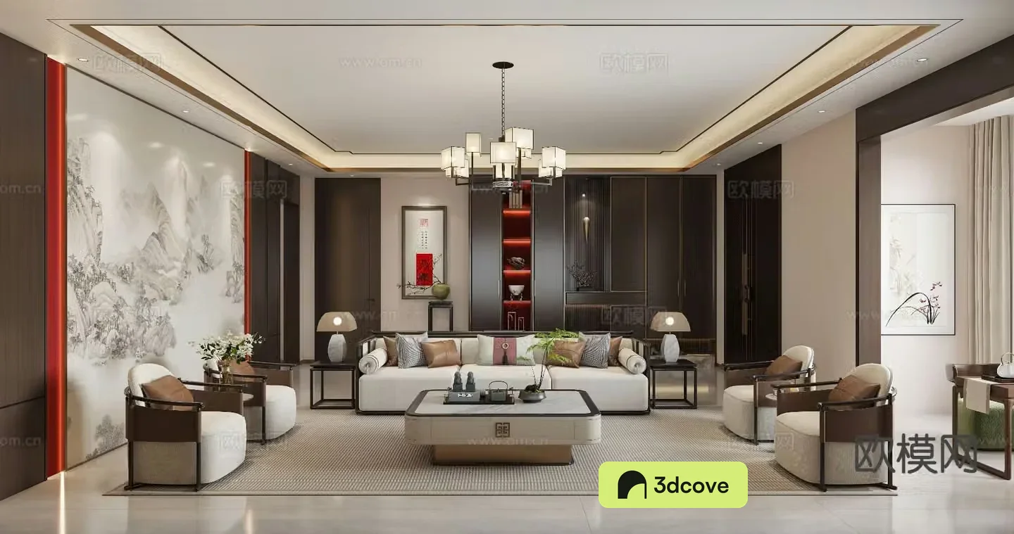 New Chinese style living room