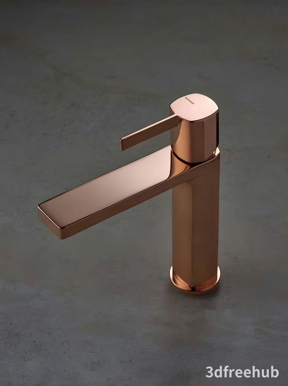 A Rose Gold Faucet 3D Model – 21613 – VRAY Render