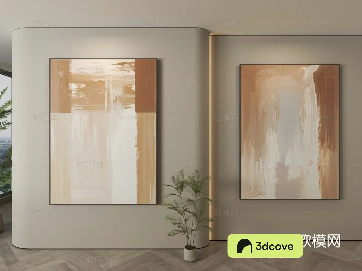 Modern decorative paintings Simple hanging paintings