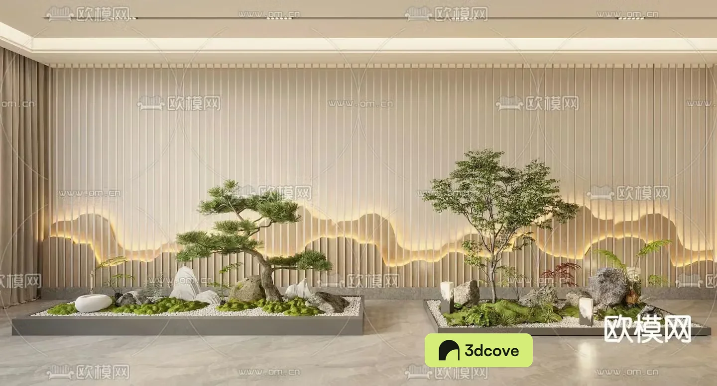 New Chinese style interior landscape