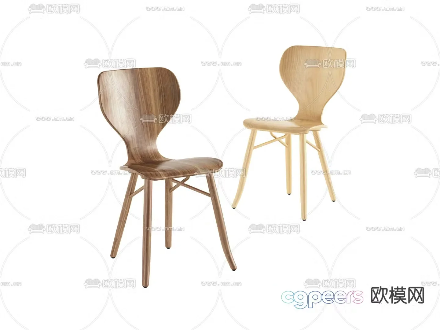 Modern chair Dining chair 3d model
