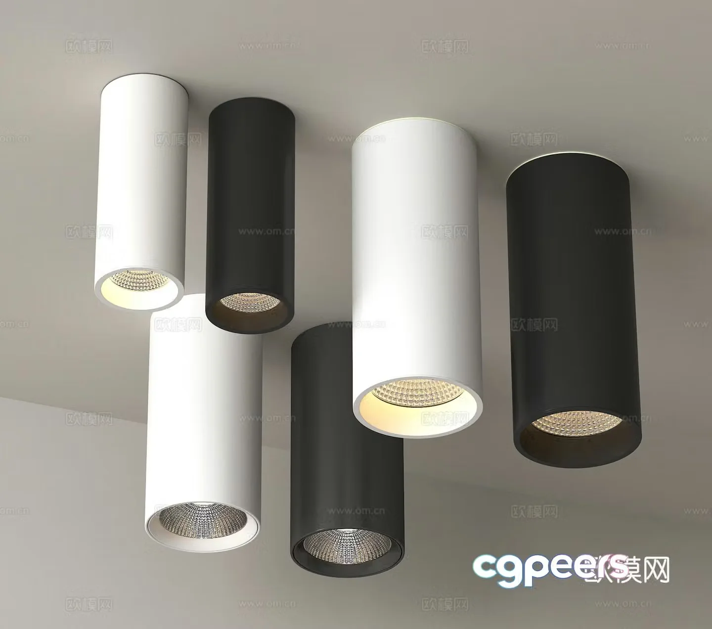 spotlight downlight 3d model