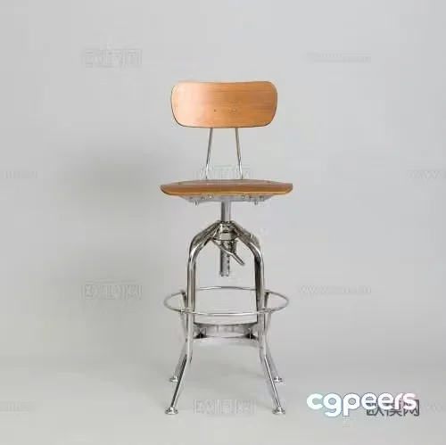 bar stool bar stool 3d model