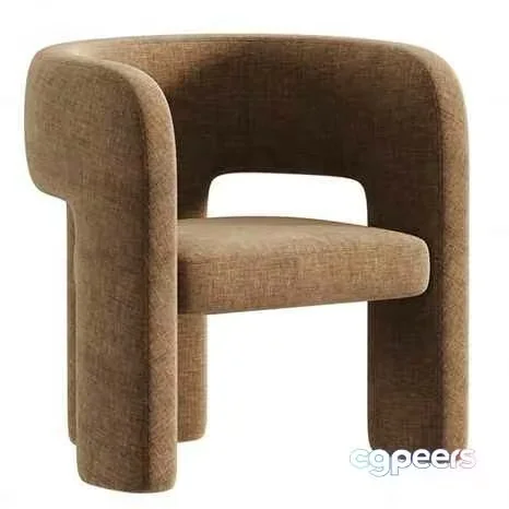 Modern Brown Chair 3D Model – 10694 – CORONA Render
