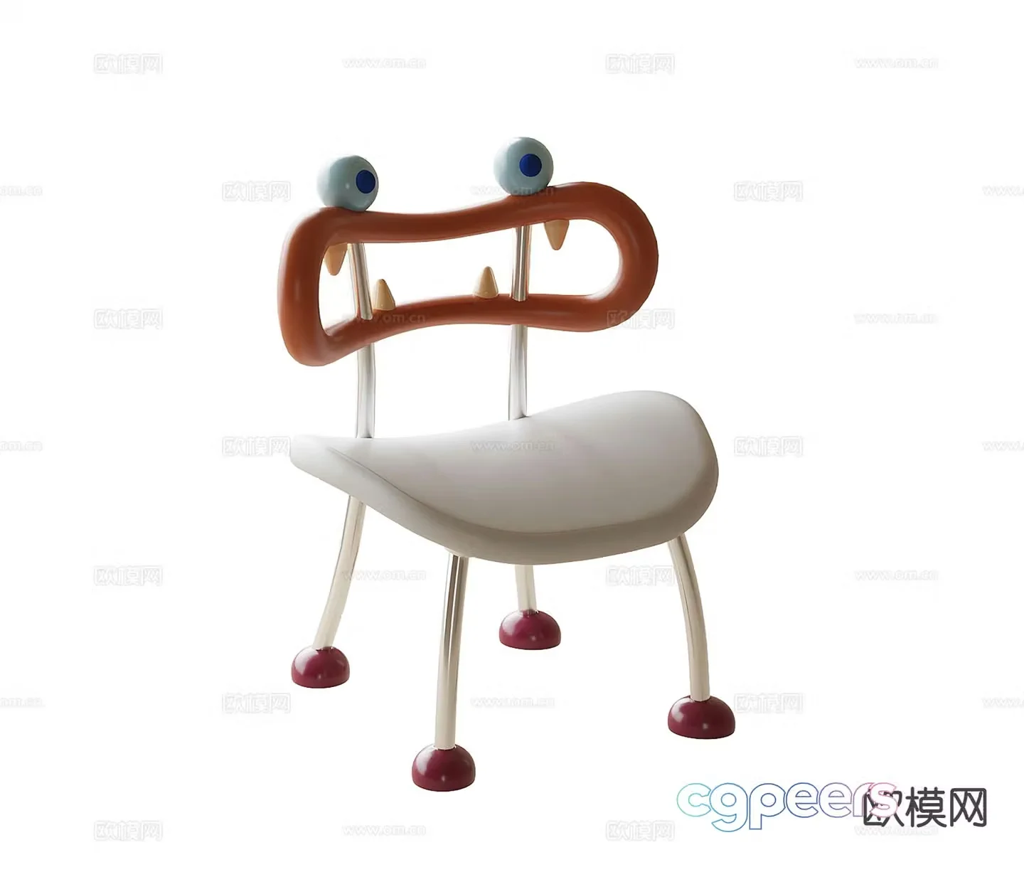 Modern children’s chair 3d model